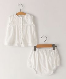 SHIPS KIDS(シップスキッズ)/SHIPS KIDS:70～80cm / レース セット ロンパース/ホワイト