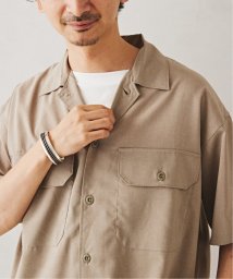 JOURNAL STANDARD relume Men's(ジャーナルスタンダード　レリューム　メンズ)/《予約》"イージーケア" TECH－LINEN 半袖CPOシャツ/ベージュ