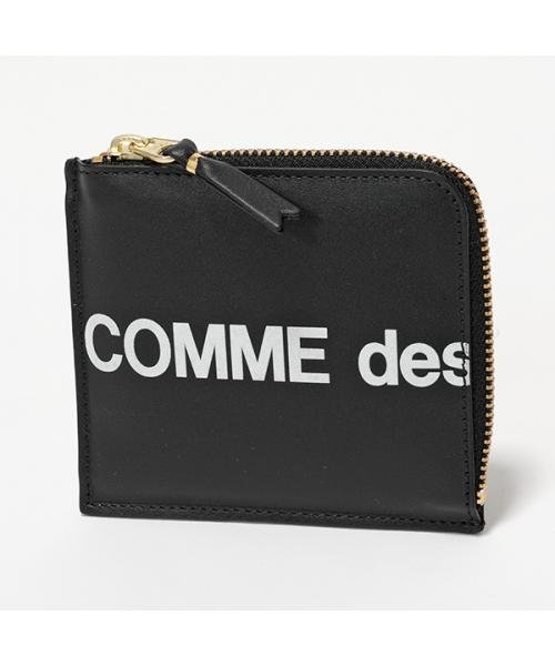 COMME des GARCONS(コムデギャルソン)/COMME DES GARCONS コインケース ミニ財布 SA3100HL HUGE LOGO/ブラック