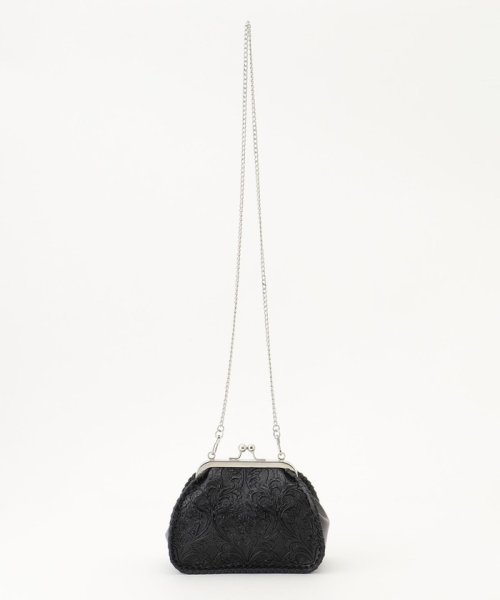 GRACE CONTINENTAL(グレースコンチネンタル)/Metal clasp bag/ブラック