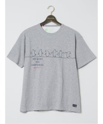 GRAND-BACK/【大きいサイズ】ペンギンプリント 綿天竺クルーネック半袖Ｔシャツ メンズ Tシャツ カットソー カジュアル インナー トップス ギフト プレゼント/506103430