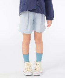 SHIPS KIDS(シップスキッズ)/SHIPS KIDS:100～130cm / タック ショート パンツ/ライトブルー