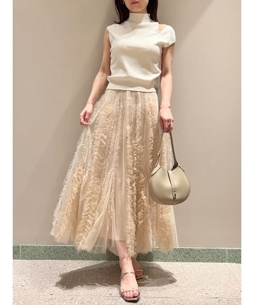 ランダムフリルチュールスカート 予めご了承ください