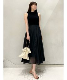 SNIDEL(スナイデル)/Sustainableニットドッキングワンピース/BLK