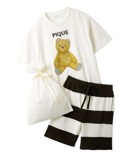 【ラッピング済み】【HOMME】エアモコベアプルオーバー＆ハーフパンツSET AAA1490695389(11512円)