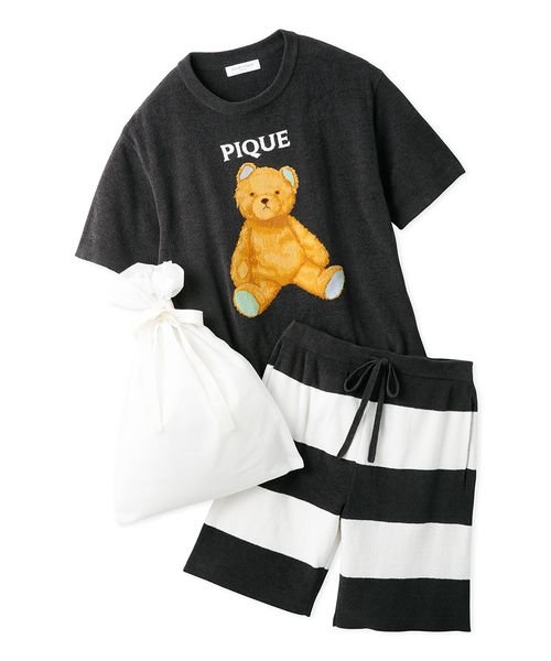 【ラッピング済み】【HOMME】エアモコベアプルオーバー＆ハーフパンツSET AAA1490695389(11512円)