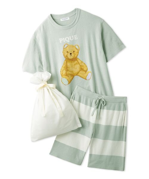 【ラッピング済み】【HOMME】エアモコベアプルオーバー＆ハーフパンツSET AAA1490695389(11512円)