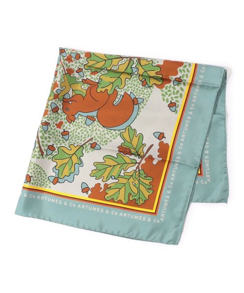 Artumes & Co シルク スカーフ Co