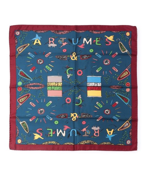 Artumes & Co シルク スカーフ Co