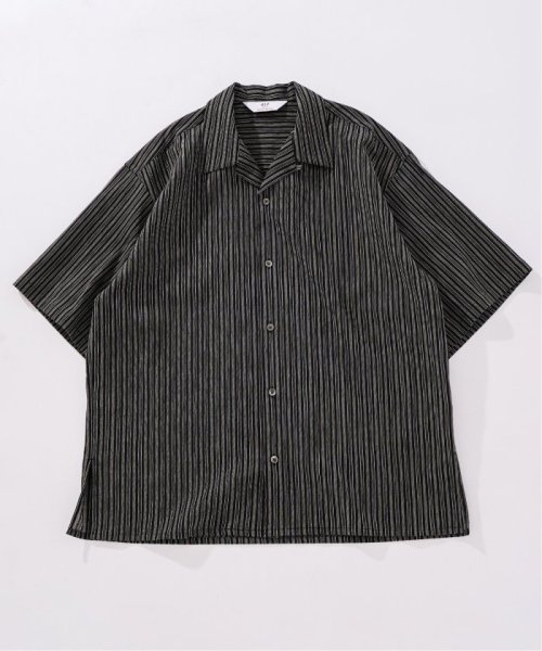 417 EDIFICE(フォーワンセブン　エディフィス)/《予約》LE JAPON Akita ワンピースカラーシャツ/ブラック