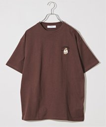 B.C STOCK(ベーセーストック)/《予約》MOFMOF MERRY Tシャツ/ブラウン