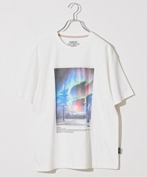 B.C STOCK(ベーセーストック)/《予約》OLIVEDRAB ICE PHOTO Tシャツ/ホワイトA