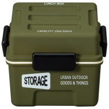 BACKYARD FAMILY(バックヤードファミリー)/STORAGE スクエアコンテナランチ 550ml/オリーブ