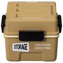 BACKYARD FAMILY(バックヤードファミリー)/STORAGE スクエアコンテナランチ 550ml/ライトベージュ