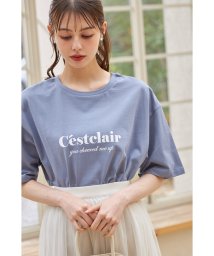 tocco closet/接触冷感♪ロゴプリントコットンＴシャツ/506095219