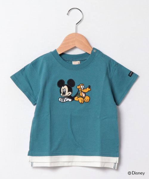 petit main(プティマイン)/【Disney】モチーフキャラTシャツ/モデレートグリーン