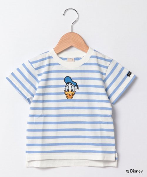 petit main(プティマイン)/【Disney】モチーフキャラTシャツ/ブルー