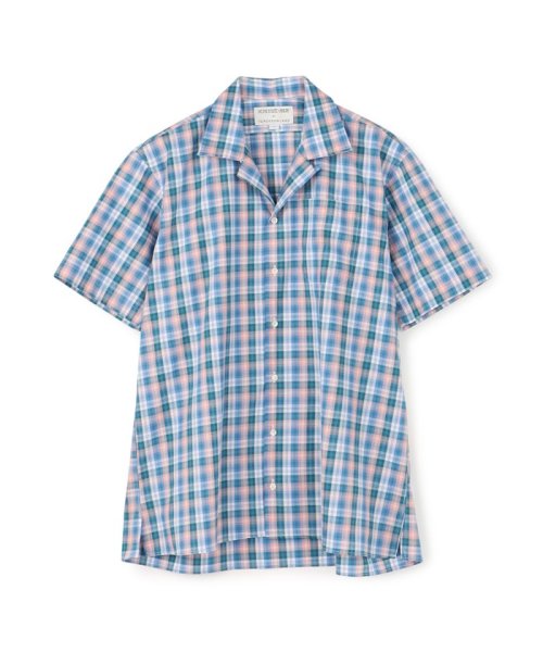 TOMORROWLAND BUYING WEAR(TOMORROWLAND BUYING WEAR)/【別注】INDIVIDUALIZED SHIRTS コットン キャンプカラーシャツ/66ブルー系