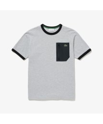 LACOSTE Mens/アウトドアジップポケット鹿の子地半袖Tシャツ/506103980