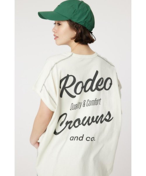 RODEO CROWNS WIDE BOWL(ロデオクラウンズワイドボウル)/RCS加工カラートップス/IVOY3