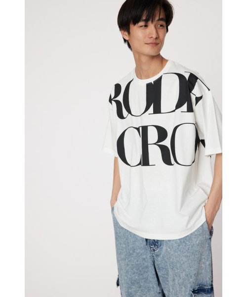 RODEO CROWNS WIDE BOWL(ロデオクラウンズワイドボウル)/UPPERロゴ Tシャツ/WHT