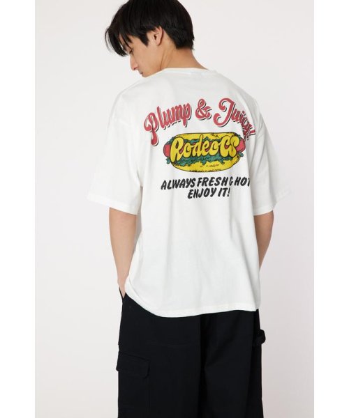 RODEO CROWNS WIDE BOWL(ロデオクラウンズワイドボウル)/MUSTARD　Tシャツ/WHT