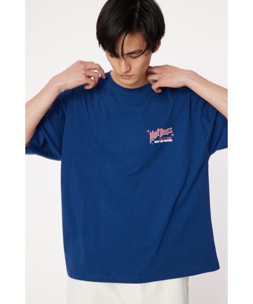 RODEO CROWNS WIDE BOWL(ロデオクラウンズワイドボウル)/MUSTARD　Tシャツ/NVY