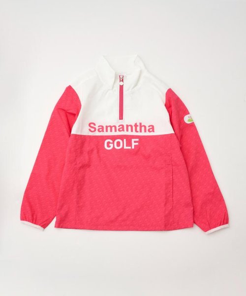 Samantha GOLF(サマンサゴルフ)/フェイスアイミーウインドジャケット/マゼンタ