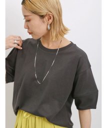 Samansa Mos2 blue/【USAコットン】ランタンスリーブTシャツ/506104855