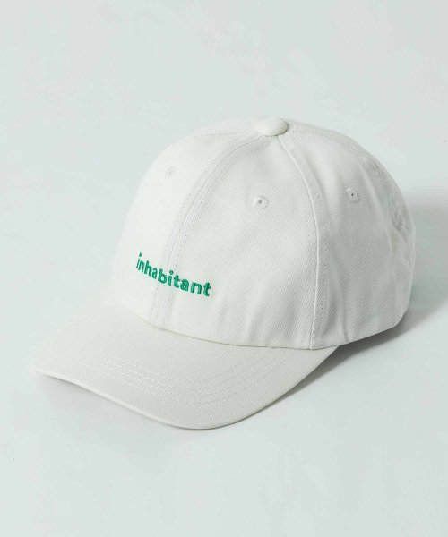 inhabitant(inhabitant)/inhabitant(インハビタント) Cotton Twill 6 Panel Cap コットンツイルキャップ カジュアルファッション サーフィン レジャー /ホワイト