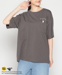 Honeys/ひつじのショーン／半袖Ｔ トップス Tシャツ カットソー 綿100％ イラストプリント /506105025