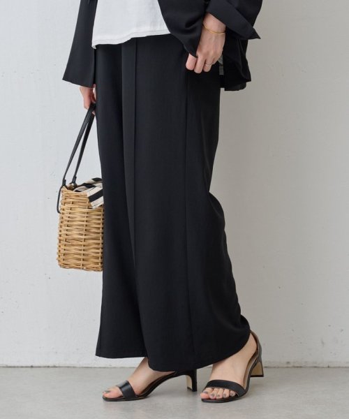 《LIVETART》ライトジョーゼットワイドパンツ LIVETART