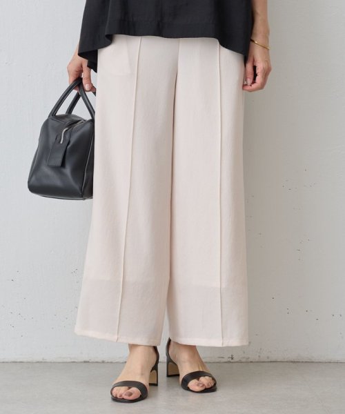 《LIVETART》ライトジョーゼットワイドパンツ LIVETART