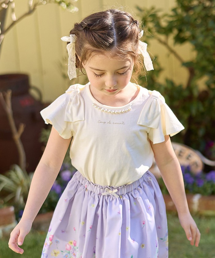 セール】パール リボン Tシャツ(506105385) | エニファム（キッズ  