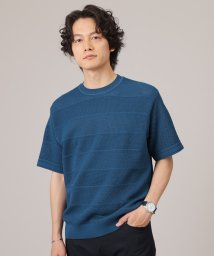 TAKEO KIKUCHI(タケオキクチ)/【イージーケア】スポンディッシュ ニットTシャツ/ブルー（092）