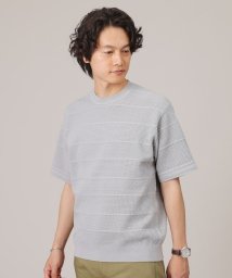 TAKEO KIKUCHI(タケオキクチ)/【イージーケア】スポンディッシュ ニットTシャツ/ライトグレー（011）