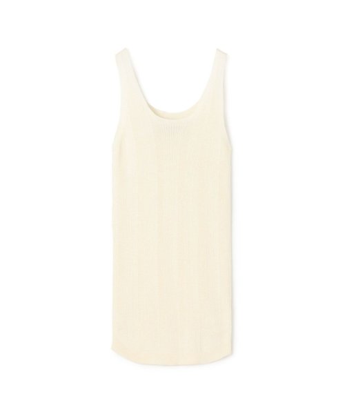 TOMORROWLAND BUYING WEAR(TOMORROWLAND BUYING WEAR)/UNION LAUNCH WASHABLE SILK RIB TANK TOP タンクトップ/42ライトベージュ系