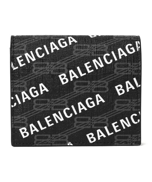 BALENCIAGA(バレンシアガ)/BALENCIAGA バレンシアガ 2つ折り財布 719702 210H0 1060/ブラック