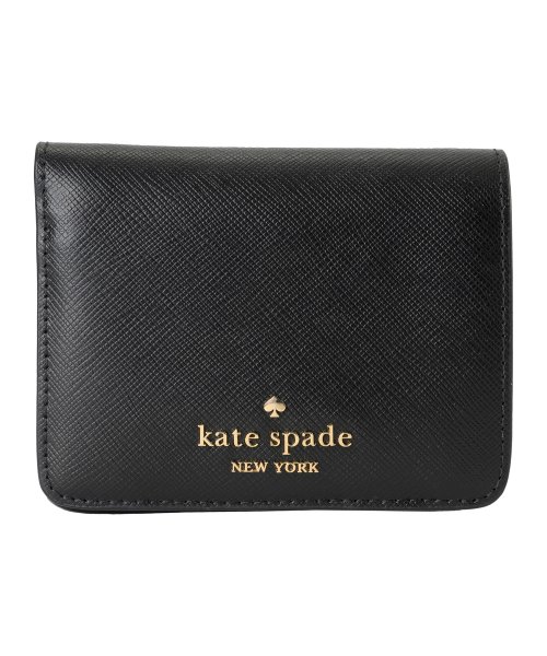 kate spade new york(ケイトスペードニューヨーク)/kate spade ケイトスペード 2つ折り財布 KC581 001/ブラック
