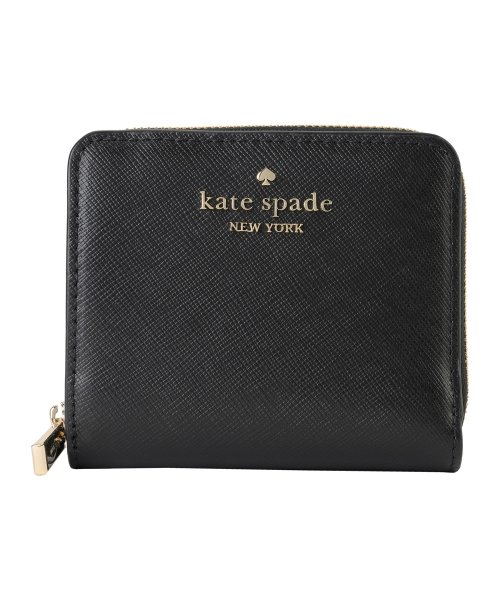 kate spade new york(ケイトスペードニューヨーク)/kate spade ケイトスペード 2つ折り財布 KG035 001/ブラック