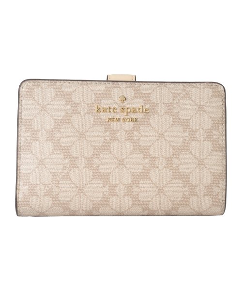 kate spade new york(ケイトスペードニューヨーク)/kate spade ケイトスペード 2つ折り財布 KG488 250/ダークベージュ