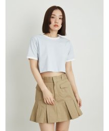 LILY BROWN(リリー ブラウン)/【LILY BROWN Dickies(R)】クロップドロゴTシャツ/SAX