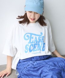 coen(coen)/【WEB限定】ロゴプリントビッグTシャツ/OFFWHITE