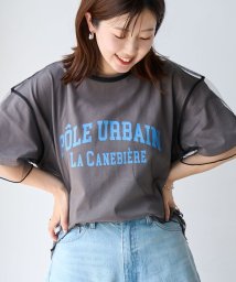 coen/【WEB限定】2セットチュールレイヤードロゴTシャツ/506105602