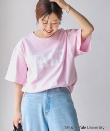 coen/YALE別注ロゴプリントバック刺繍Tシャツ/506105610