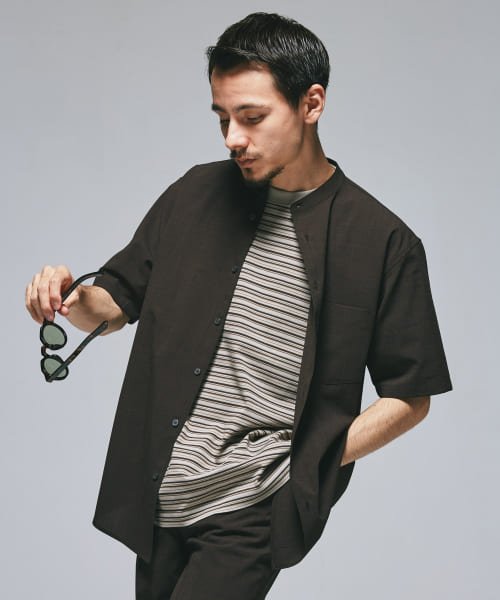 『永山瑛太さん着用』『一部WEB限定』『UR TECH DRYLUXE』バンドカラーシャツ 人気・おすすめ｜安定人気・収納便利におすすめ 丁寧対応 配送追跡可 国内発送・保証制度対応