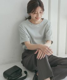 URBAN RESEARCH DOORS(アーバンリサーチドアーズ)/【予約】『UR TECH』USAコットンロールスリーブTシャツ/MINT