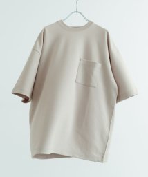 ITEMS URBANRESEARCH(アイテムズアーバンリサーチ（メンズ）)/スフレダンボール クルーネック ポケットTシャツ/GREIGE