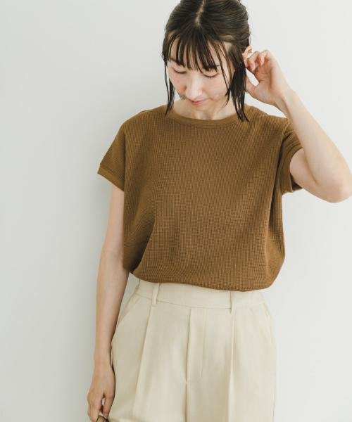 ITEMS URBANRESEARCH(アイテムズ アーバンリサーチ（レディース）)/ワッフルフレンチプルオーバー/CML