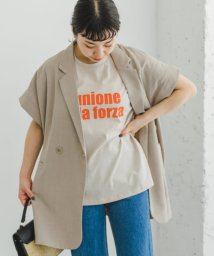 ITEMS URBANRESEARCH(アイテムズ アーバンリサーチ（レディース）)/ロゴハンソデTシャツ/L.GREGE